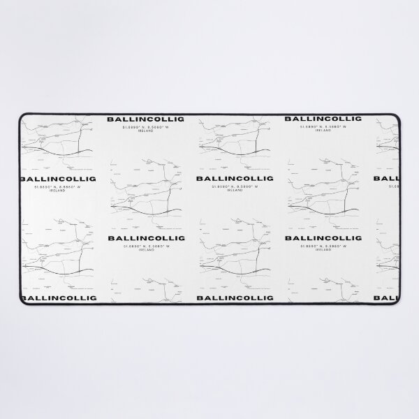 Item preview, Ballincollig Ireland Map – Minimalist Black & White Travel Art designed and sold by RM-Journey.