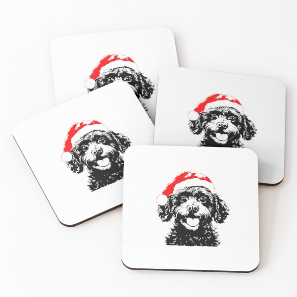 Item preview, Christmas Poodle - A Festive Poodle's Holiday Cheer designed and sold by JollyCritters.