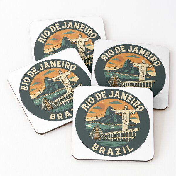 Item preview, Vintage Rio de Janeiro Brazil Circular Design – Retro Travel Souvenir designed and sold by Rhu Creations.
