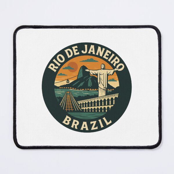 Item preview, Vintage Rio de Janeiro Brazil Circular Design – Retro Travel Souvenir designed and sold by Rhu Creations.