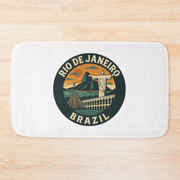 Item preview, Vintage Rio de Janeiro Brazil Circular Design – Retro Travel Souvenir designed and sold by Rhu Creations.