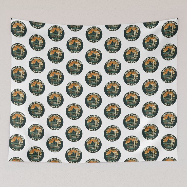 Item preview, Vintage Rio de Janeiro Brazil Circular Design – Retro Travel Souvenir designed and sold by Rhu Creations.