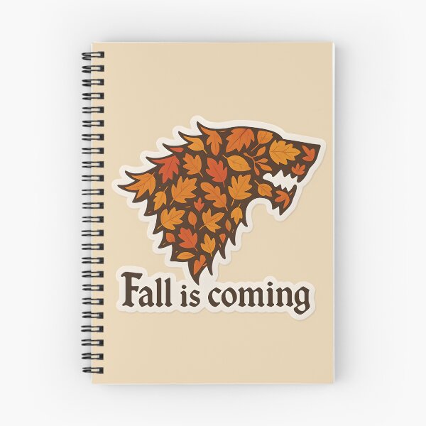 Item preview, ? Fall Is Coming – Game of Thrones Autumn Direwolf Sticker designed and sold by MAVNALE.