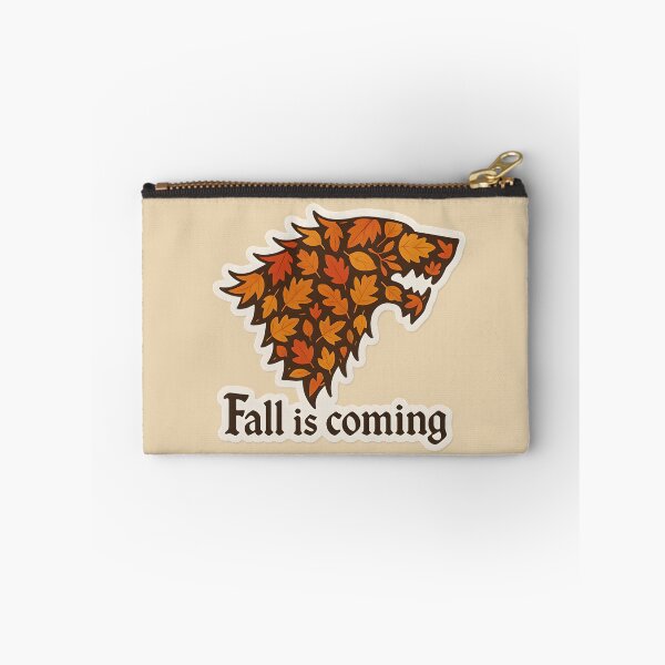 Item preview, ? Fall Is Coming – Game of Thrones Autumn Direwolf Sticker designed and sold by MAVNALE.