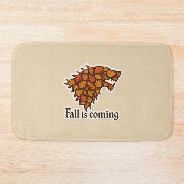 Item preview, ? Fall Is Coming – Game of Thrones Autumn Direwolf Sticker designed and sold by MAVNALE.