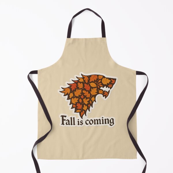 Item preview, ? Fall Is Coming – Game of Thrones Autumn Direwolf Sticker designed and sold by MAVNALE.