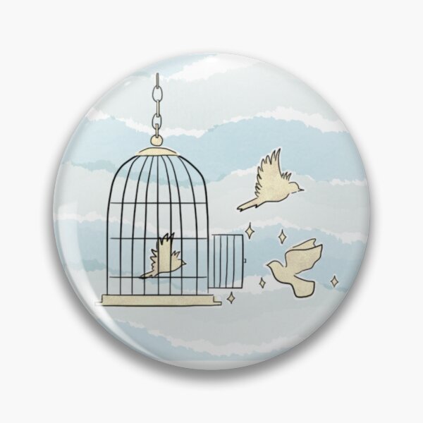 Item preview, birds escaping the cage designed and sold by langebleu.
