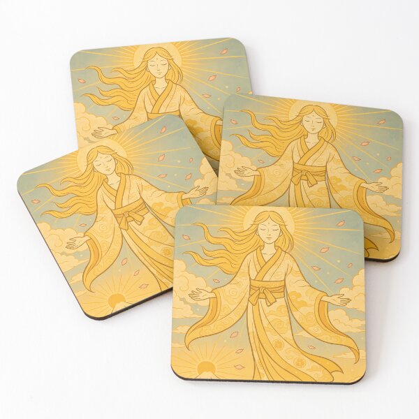 Item preview, Solara – Spirit of the First Dawn (Ukiyo-e Style) designed and sold by KMChronicles.
