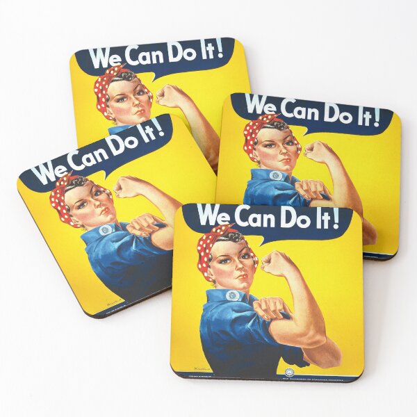 Item preview, We Can Do It! says Rosie the Riveter designed and sold by Three stacked penguins.