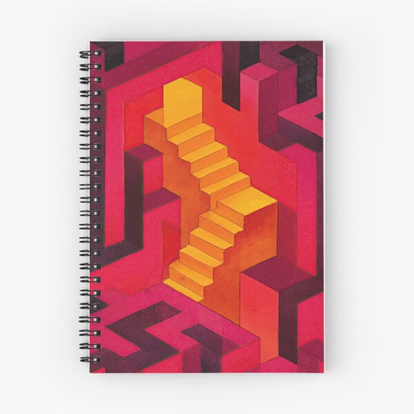 Item preview, Impossible watercolor labyrinth shaped by shifting dream geometry designed and sold by Piotrek0001.