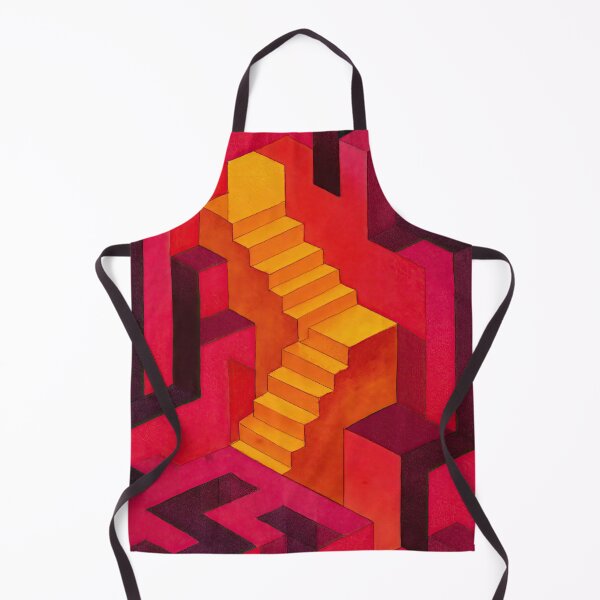 Item preview, Impossible watercolor labyrinth shaped by shifting dream geometry designed and sold by Piotrek0001.