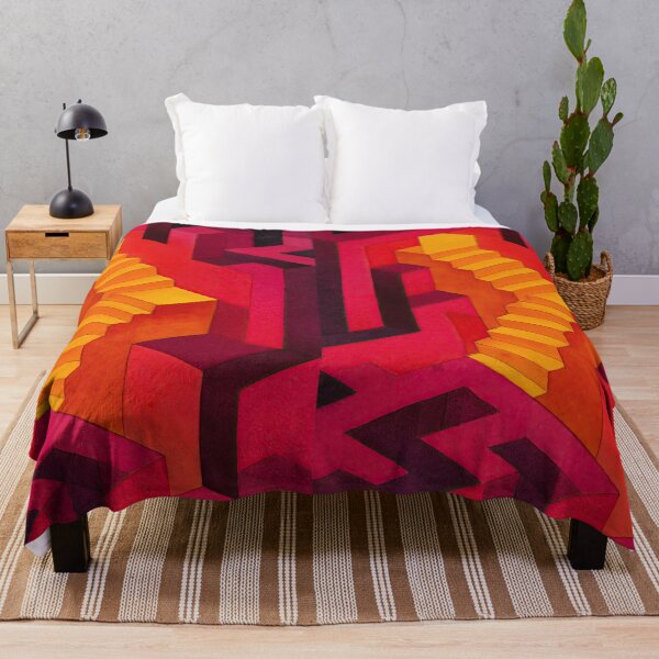 Item preview, Impossible watercolor labyrinth shaped by shifting dream geometry designed and sold by Piotrek0001.