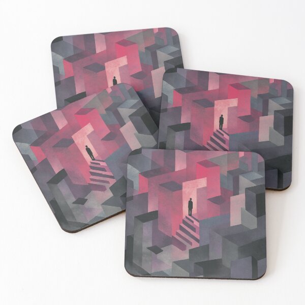 Item preview, Watercolor architecture forming impossible stairways of endless labyrinths designed and sold by Piotrek0001.
