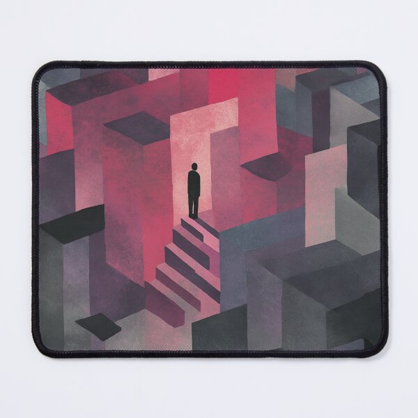 Item preview, Watercolor architecture forming impossible stairways of endless labyrinths designed and sold by Piotrek0001.