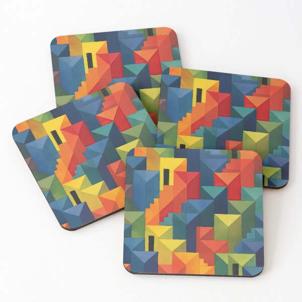 Item preview, Impossible dream labyrinth captured in balanced watercolor design designed and sold by Piotrek0001.