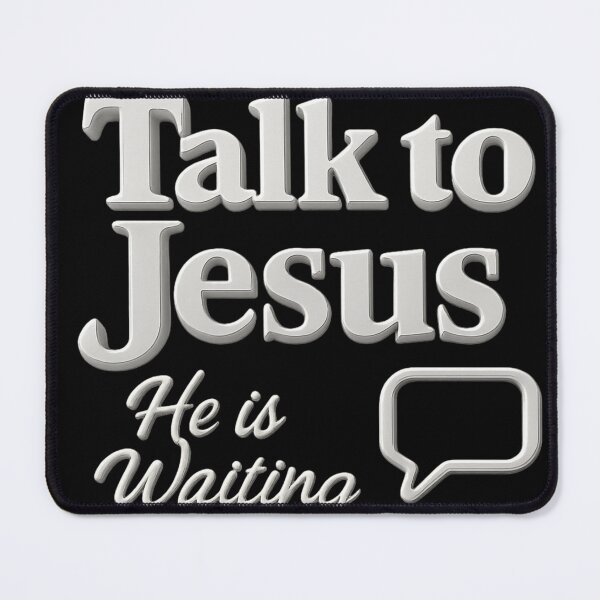 Item preview, ✨ „Talk to God He Is Waiting – Christian Prayer Faith Bible Verse Inspirational Design designed and sold by WordOfLamb.