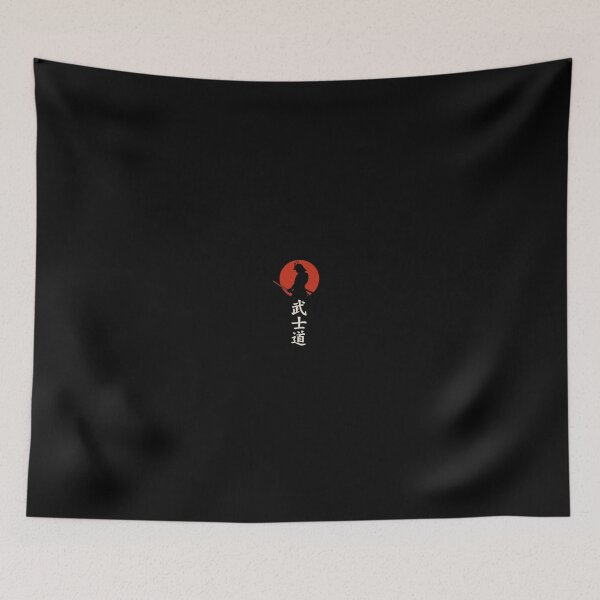 Item preview, Samurai Silhouette with Rising Sun – Bushidō designed and sold by IronLotusDesigns.