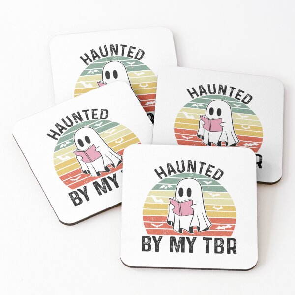 Item preview, Haunted by my TBR retro design designed and sold by thewalledgarden.