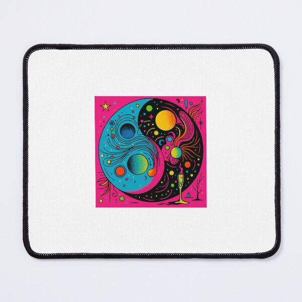 Item preview, IYin e Yang Futuristico – Poster Neon Space designed and sold by JettolaAndC.