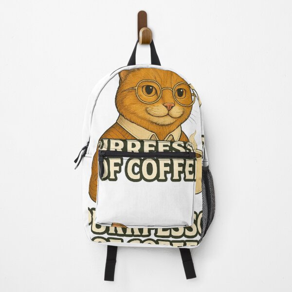 Artikelvorschau, Purrfessor of Coffee – Lustiges Katzenkaffee-Design entworfen und verkauft von CritterSquad.