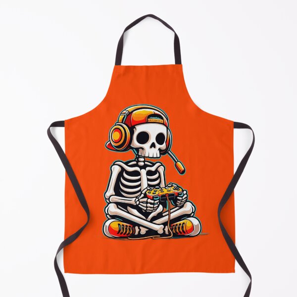 Item preview, Halloween Skeleton Gamer Gaming Boys Spooky Outfit designed and sold by PopArtDesigns.