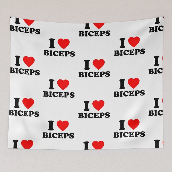 Item preview, I Love Biceps Funny Girls Night Gym Gift designed and sold by Guarddogdrive.