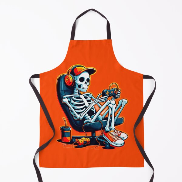Item preview, Halloween Skeleton Gamer Gaming Boys Spooky Outfit designed and sold by PopArtDesigns.