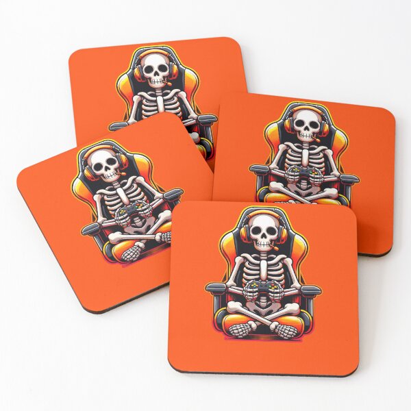 Item preview, Halloween Skeleton Gamer Gaming Boys Spooky Outfit designed and sold by PopArtDesigns.