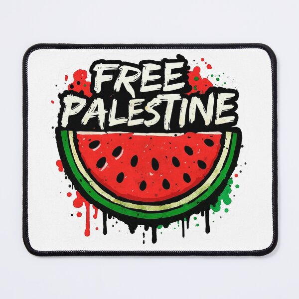 Item preview, Free Palestine Watermelon Graffiti Street Art Free Gaza Stop The Genocide designed and sold by Annika Shurafa.