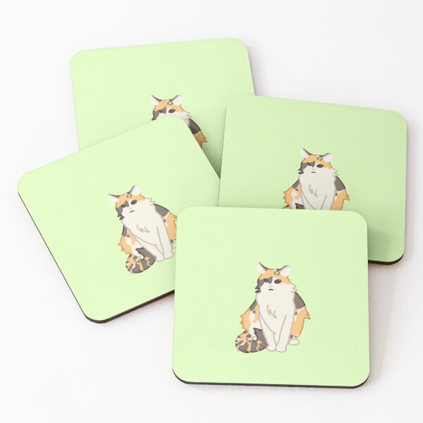 Item preview, Fluffy diluted calico cat designed and sold by LoliteDesigns.