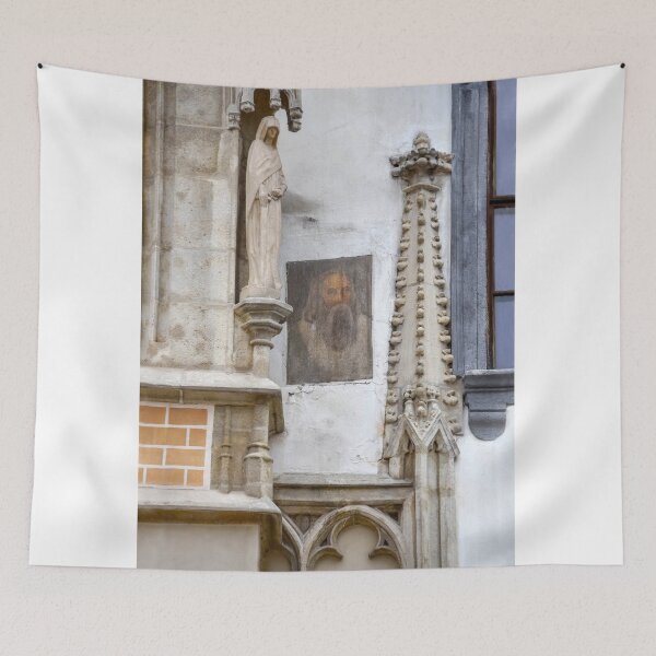 Item preview, Mysterious Portrait on Old Town Hall, Bratislava, Slovakia designed and sold by Catherine Sherman.