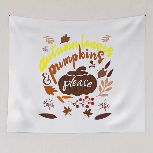 Item preview, Autumnal Pumpkin & Please Greeting designed and sold by DNC1134.