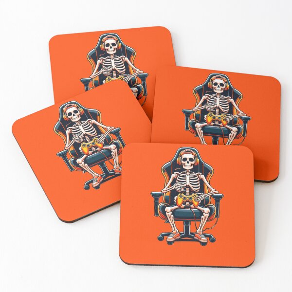 Item preview, Halloween Skeleton Gamer Gaming Boys Spooky Outfit designed and sold by PopArtDesigns.