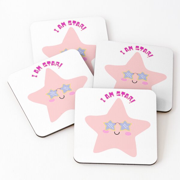 Item preview, Cute Star Cartoon with Sunglasses – Kawaii Pink Star Character Illustration designed and sold by MiraDesignCo.