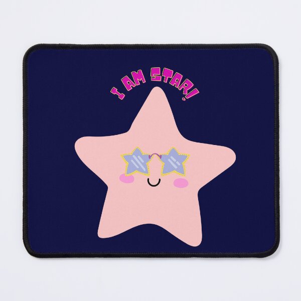 Item preview, Cute Star Cartoon with Sunglasses – Kawaii Pink Star Character Illustration designed and sold by MiraDesignCo.