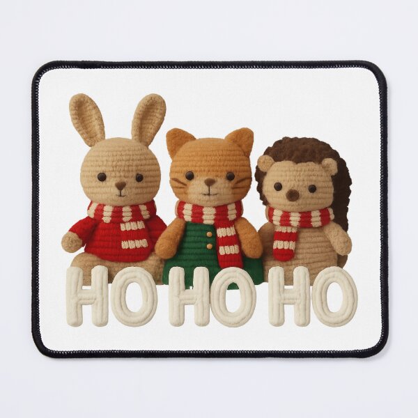 Item preview, Animal Friends with Ho Ho Ho designed and sold by Tiny Stitch World.
