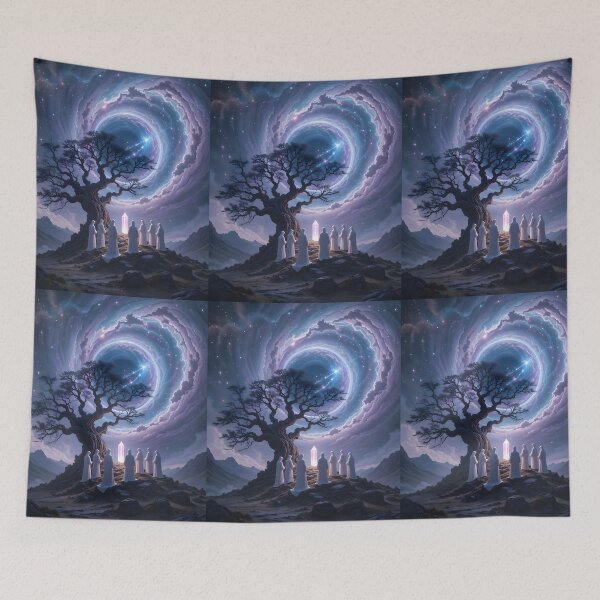 Item preview, Friends Epic Chronicles Powerful Galactic Journeys Unfold Art designed and sold by ART ATTACK ZONE.