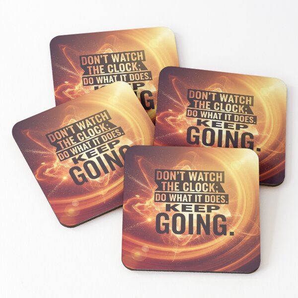 Item preview, Don't Watch the Clock - Success Poster designed and sold by DesignHavenCo.