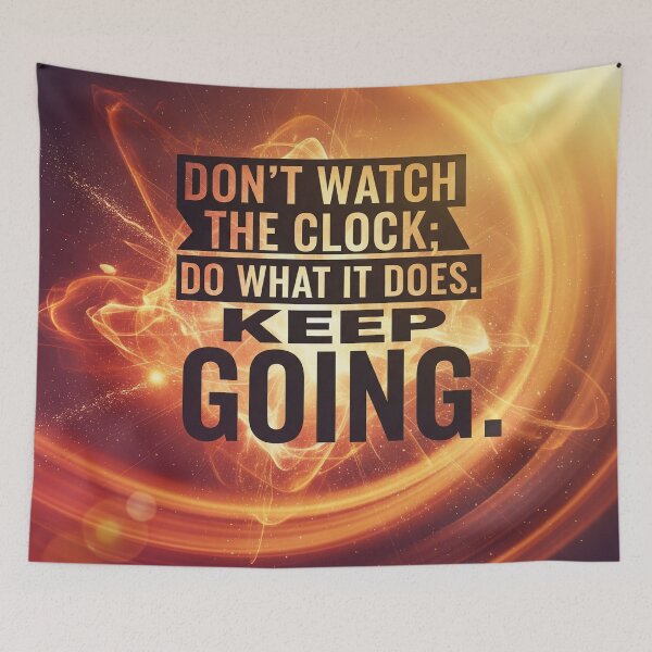 Item preview, Don't Watch the Clock - Success Poster designed and sold by DesignHavenCo.