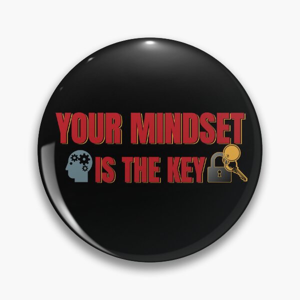 Item preview, Your Mindset is the Key T-Shirt  Positive Thinking Entrepreneur Mindset  Daily Motivation Tee designed and sold by Millionaireboss.
