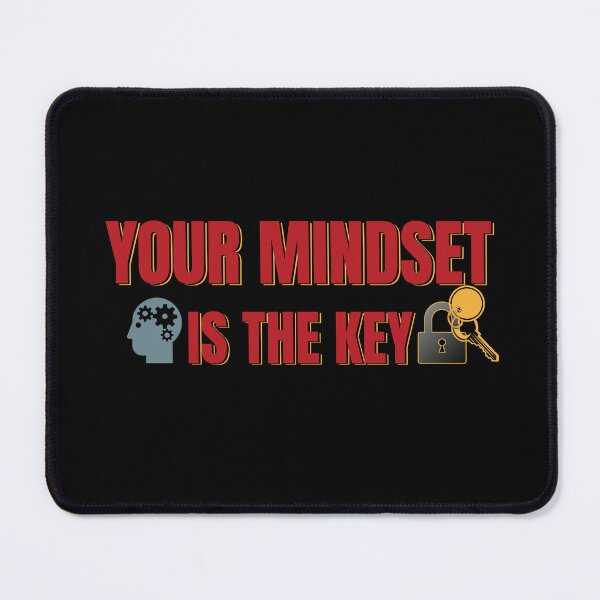 Item preview, Your Mindset is the Key T-Shirt  Positive Thinking Entrepreneur Mindset  Daily Motivation Tee designed and sold by Millionaireboss.