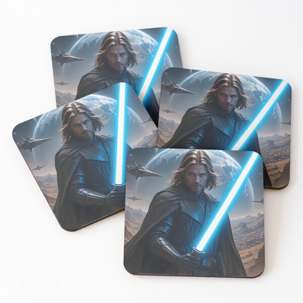 Item preview, Blue Epic Chronicles Powerful Galactic Journeys Unfold Art designed and sold by ART ATTACK ZONE.