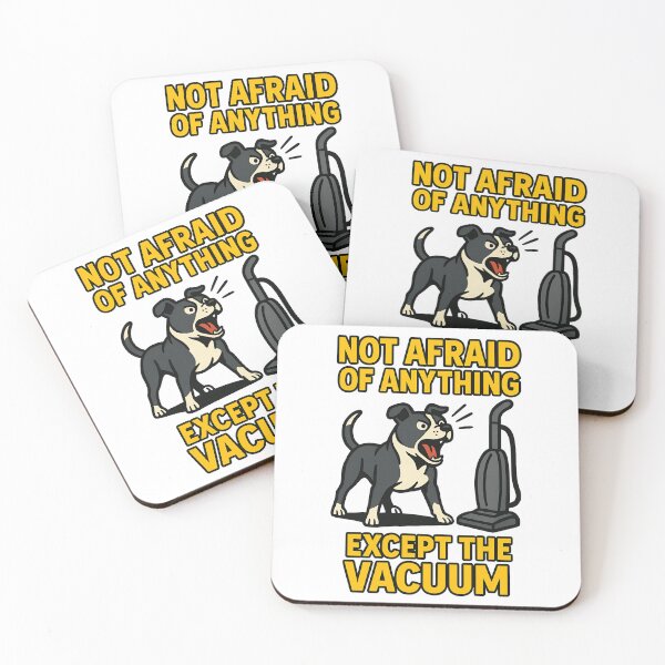 Item preview, Funny Dog vs Vacuum - Not Afraid of Anything Except the Vacuum designed and sold by BestFriendTees.