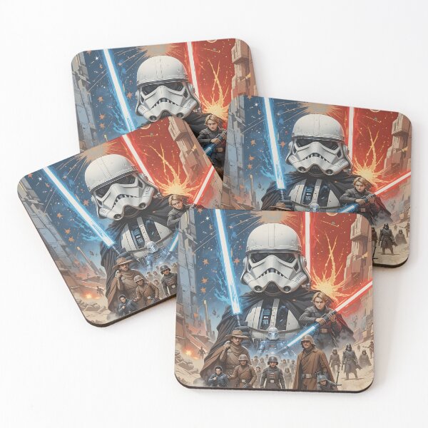 Item preview, Star Wars Poster Powerful Galactic Journeys Unfold Art designed and sold by ART ATTACK ZONE.