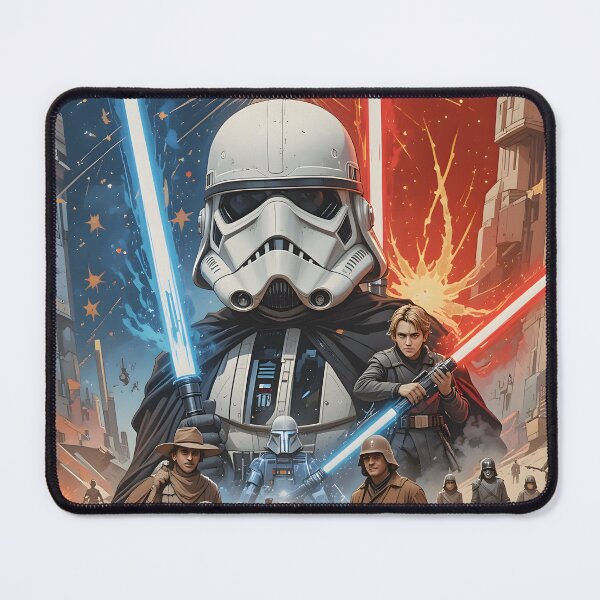 Item preview, Star Wars Poster Powerful Galactic Journeys Unfold Art designed and sold by ART ATTACK ZONE.