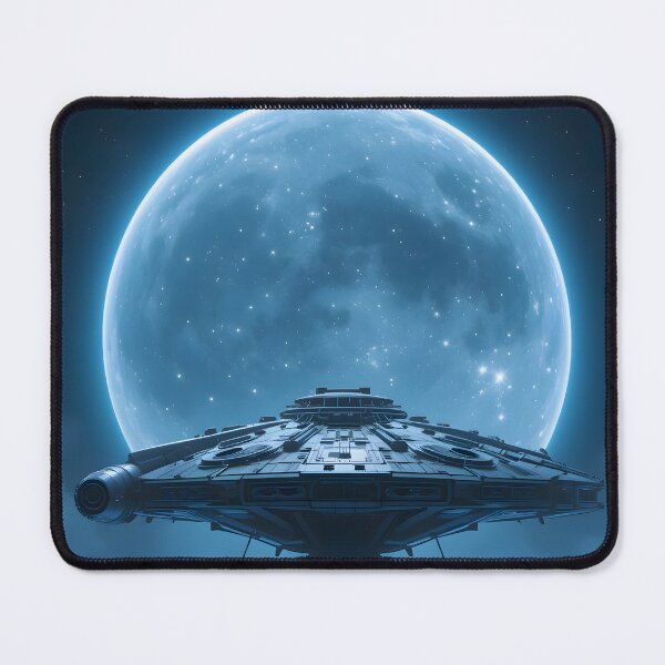 Item preview, Blues Moon Spaceships Powerful Galactic Journeys Unfold Art designed and sold by ART ATTACK ZONE.