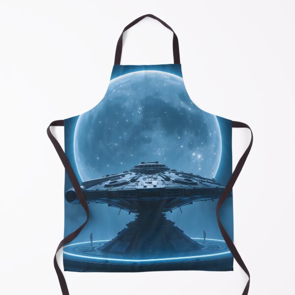 Item preview, Blues Moon Spaceships Powerful Galactic Journeys Unfold Art designed and sold by ART ATTACK ZONE.
