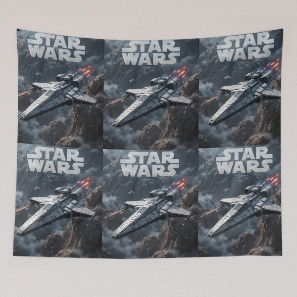 Item preview, Spaceship Star Wars Powerful Galactic Journeys Unfold Art designed and sold by ART ATTACK ZONE.