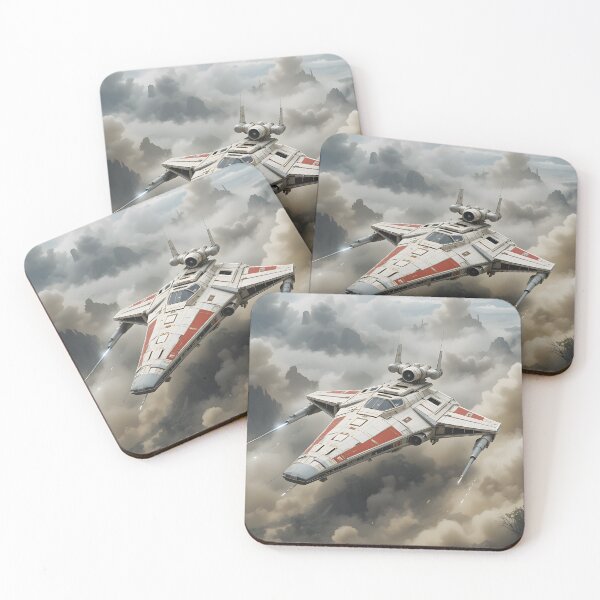 Item preview, Retro Spaceship Chronicles Powerful Galactic Journeys Unfold Art designed and sold by ART ATTACK ZONE.