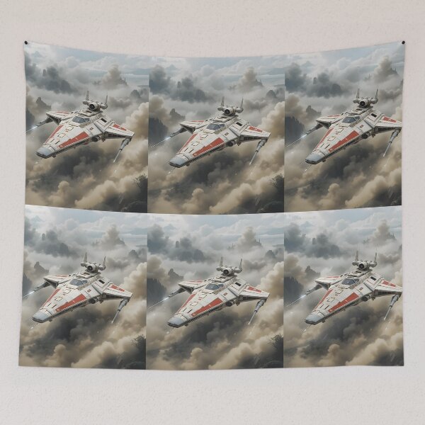 Item preview, Retro Spaceship Chronicles Powerful Galactic Journeys Unfold Art designed and sold by ART ATTACK ZONE.